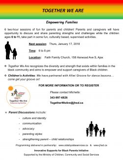 Empowering families flyer