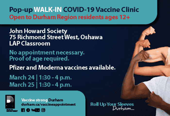 Vaccine Clinic March 24 and 25 2022