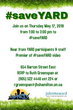 #saveyard flyer with grass