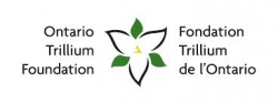 Ontario trillium foundation logo with a trillium