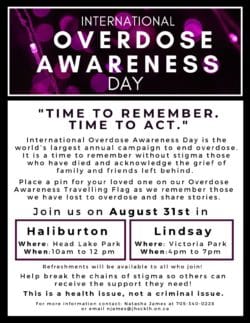 international overdoses awareness day poster
