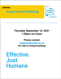 JHS Kawartha lakes and haliburton 2020/2021 annual general meeting invitation