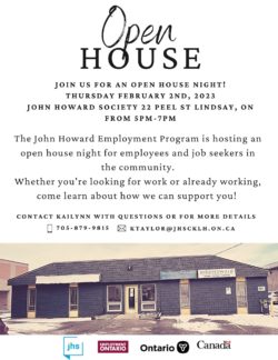 Employment Program Open House Feb 2nd
