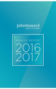 Cover of JHS ottawa 2016/2017 annual report