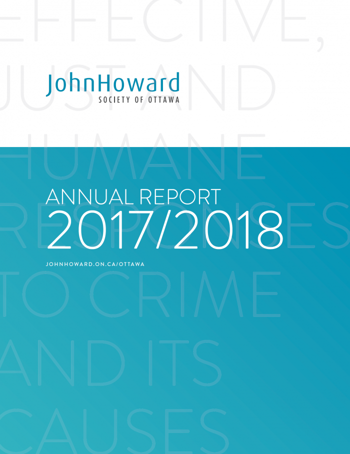 2018 JHS Ottawa Annual Report - John Howard Society of Ottawa