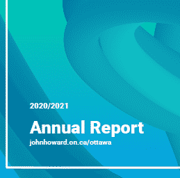 Cover of JHS ottawa 2020/2021 annual report
