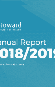 Cover of JHS ottawa 2018/2019 annual report