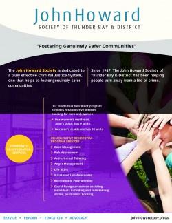 cover of JHS thunder bay handout