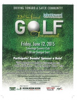 Golf Tourney poster 2015