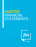 Cover of JHSO audited financial staements