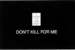 “Don’t Kill for Me” a JHSO postcard campaign during the last death penalty debate in 1986/87