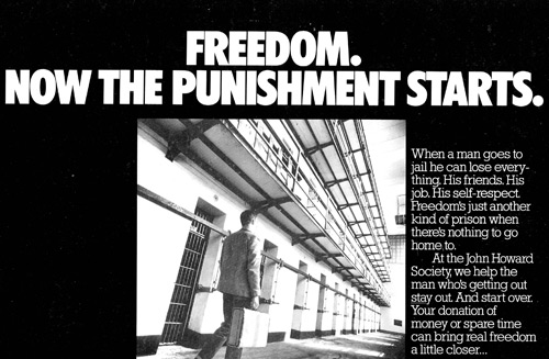 “Freedom, Now the Punishment Starts” a JHSO Poster Campaign during the late 1950’s and early 1960’s
