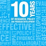 Cover of 10 years of research, policy and program development report