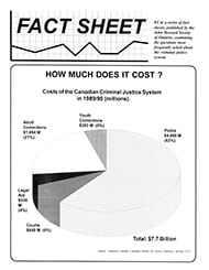 Cover of how much does it cost factsheet publication