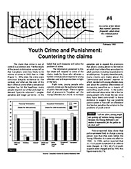 Cover of fact sheet publication