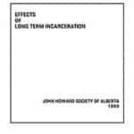 Cover of effects of long term incarceration report