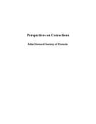 Cover of Perspectives on corrections report