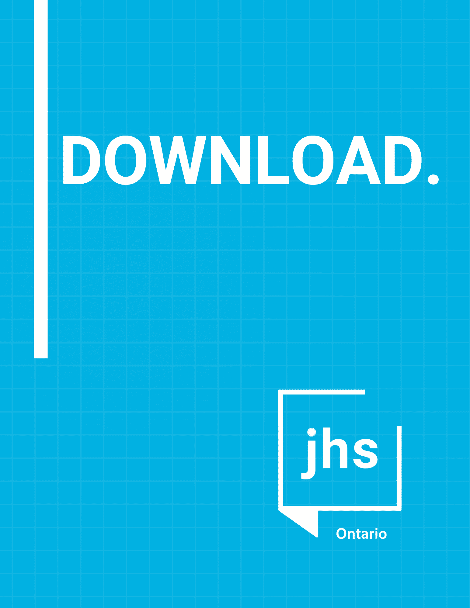 Cover page with blue background and "Download" text