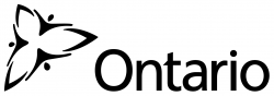 Ontario logo with a trillium